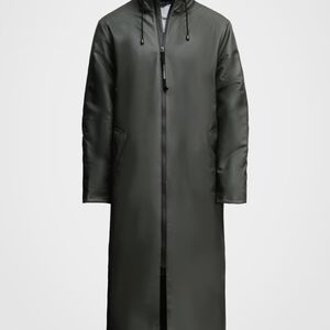 EUC Stockholm Long Winter Coat Olive